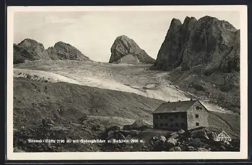 AK Adamekhütte, Berghütte am Gosaugletscher und Dachstein
