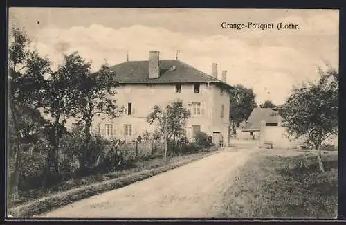 AK Grange-Fouquet, Strassenpartie im Ort