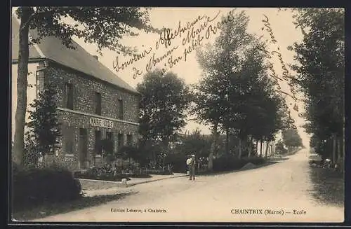 AK Chaintrix, Mairie et École