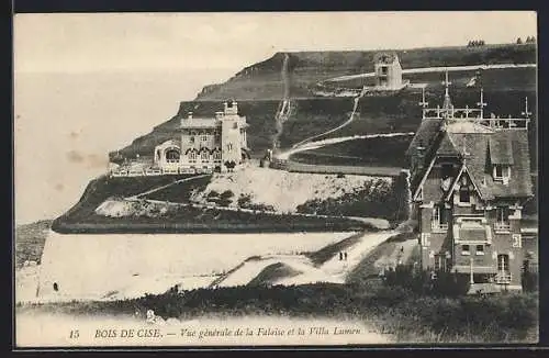 AK Bois de Cise, Vue generale de la Falaise et Villa Lumen