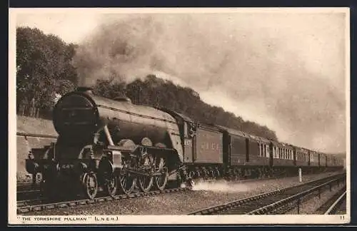 AK The Yorkshire Pullmann, Lokomotive No. 4473 der LNER, Englische Eisenbahn