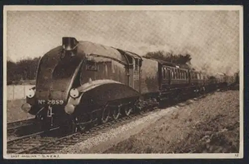 AK Englische Eisenbahn East Anglian, L.N.E.R., No. 2859