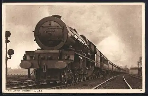 AK The Ulster Express No. 6209, englische Eisenbahn