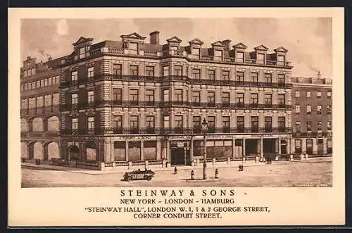 AK London, Steinway & Sons, Steinway Hall