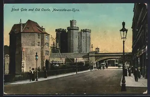 AK Newcastle-on-Tyne, Black Gate and Old Castle