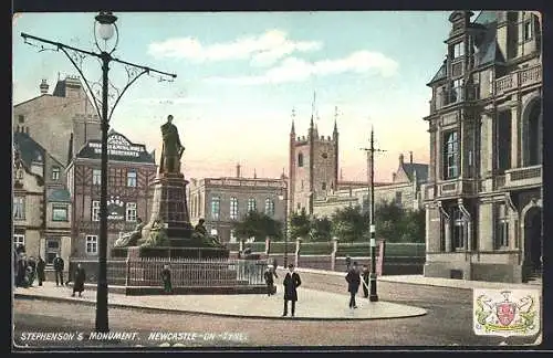 AK Newcastle-on-Tyne, Stephenson`s Monument