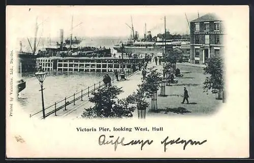 AK Hull, Victoria Pier looking West