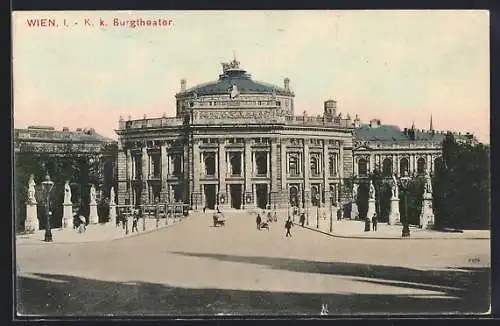 AK Wien, Blick aufs K. k. Burgtheater