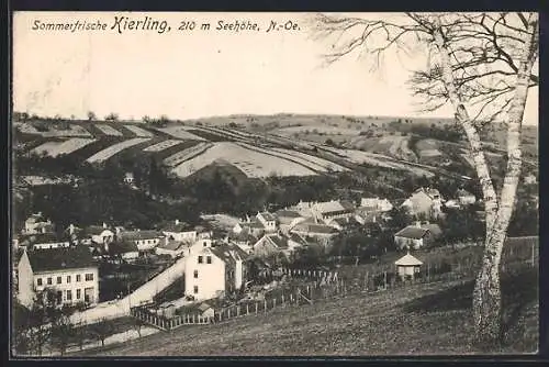 AK Kierling /N.-Oe., Ortsansicht vom Berg aus