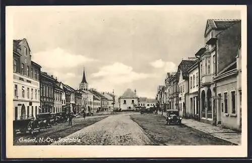 AK Gmünd /N.-Oe., Hotel Weber am Stadtplatz