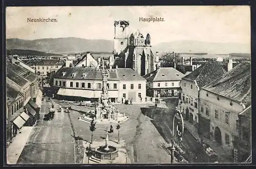 AK Neunkirchen, Blick über den Hauptplatz