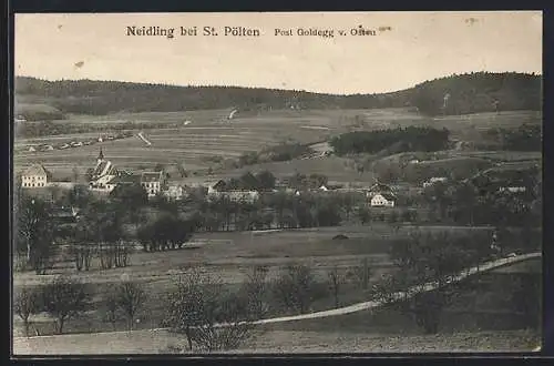 AK Neidling bei St. Pölten, Panoramablick aus der Ferne