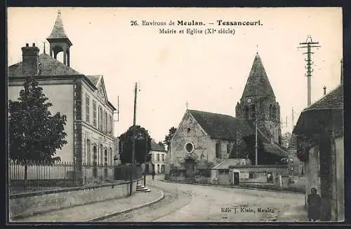 AK Tessancourt, Mariei et Eglise