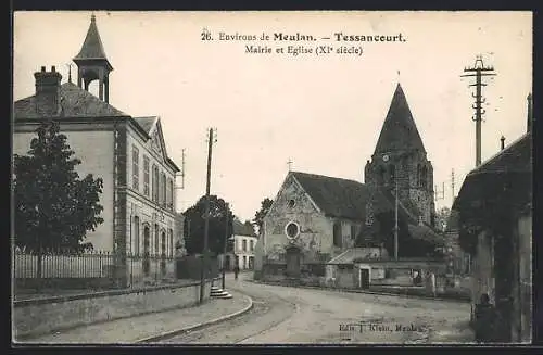 AK Tessancourt, Mariei et Eglise