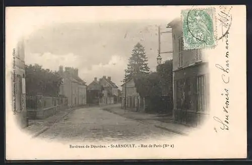 AK St-Arnoult /Dourdan, Rue de Paris