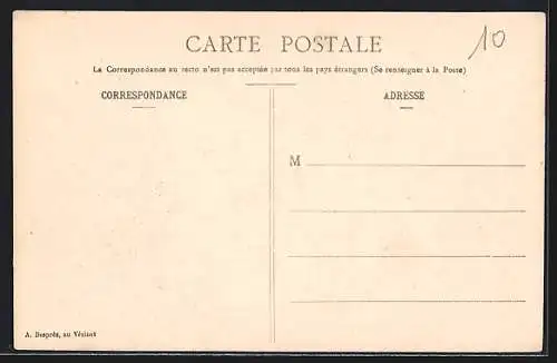 AK Le Vésinet, Rue et Place de l`Église