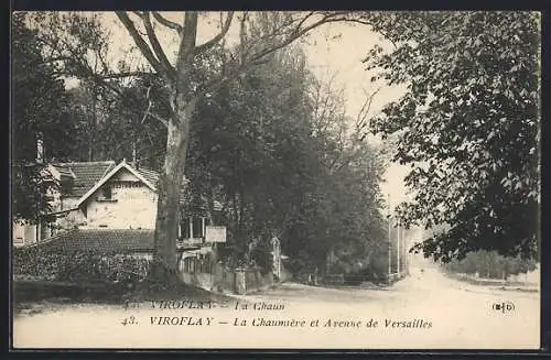 AK Viroflay, La Chaumiere et Avenue de Versailles