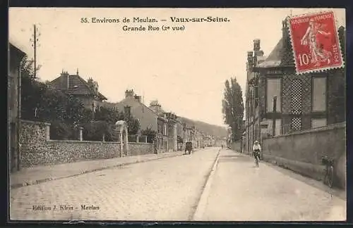 AK Vaux-sur-Seine, Grande Rue