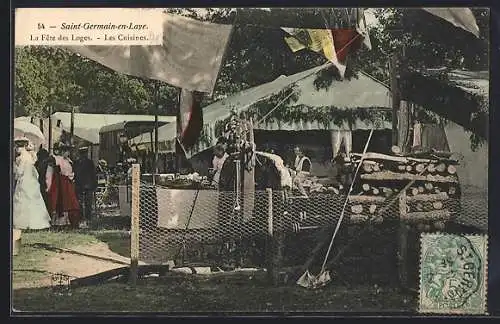 AK Saint-Germain-en-Laye, La Fête des Loges, Les Cuisines