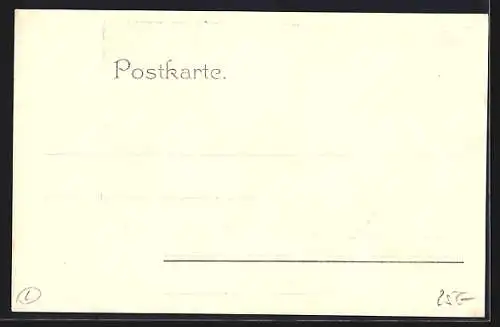 Künstler-AK Zittau /Oberlausitz, Gewerbe- und Industrie-Ausstellung 1902, Verwaltungsgebäude, Portal