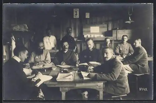 Foto-AK Königsbrück, Kriegsgefangenenlager, französische Kriegsgefangene