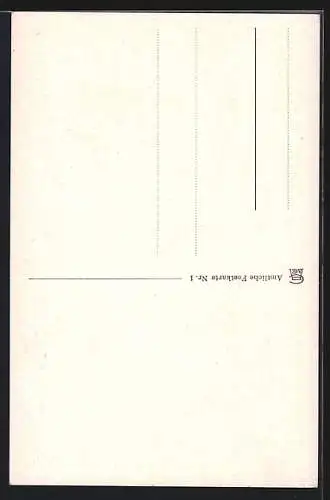 AK München, 18. Deutsches Bundesschiessen 1927, Wirtin rollt auf Fass