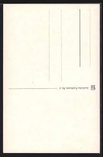 AK München, 18. Deutsches Bundesschiessen 1927, Wirtin rollt auf Fass