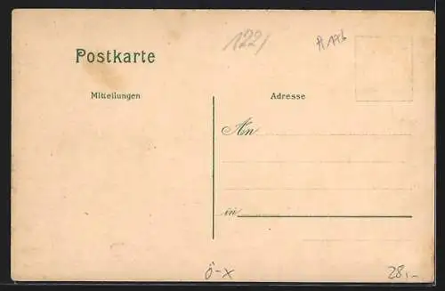 AK Leitzersdorf /Nied. Oest., Anton Dimmel`s Handlung, Leop. Grundschober`s Gasthaus, k. u. k. Milit. Schiessstätte