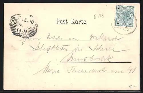 AK St. Pantaleon /O.-Oe., Wildshut, Historische Zichnung der Ortschaft und Wohnhäuser