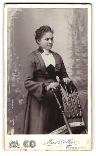 Fotografie Max Rother, Rosswein, Mittelstr. 17, Portrait einer jungen Frau