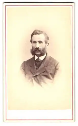 Fotografie Heer-Tschudi, Lausanne, Rue St Francois 20, Portrait eines Herrn