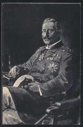 Künstler-AK Willy Stoewer: Kaiser Wilhelm II. als Grossadmiral