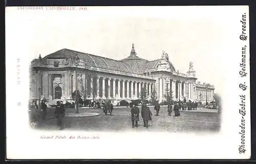 AK Paris, Exposition Universelle 1900, Grand Palais des Beaux-Arts