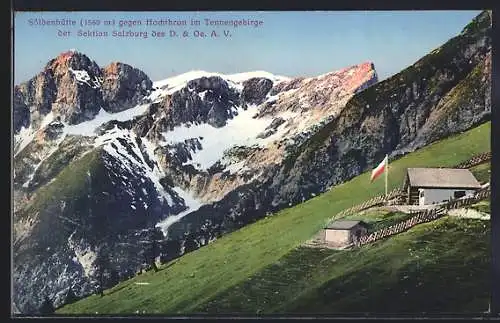 AK Söldnerhütte, Blick gegen Hochthron im Tennengebirge