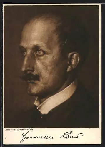 Künstler-AK Der Heidedichter Hermann Löns
