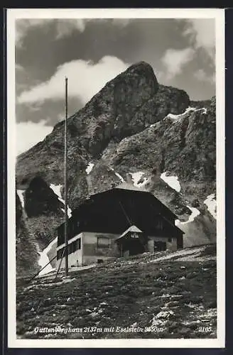 AK Guttenberghaus, Berghütte mit Eselstein