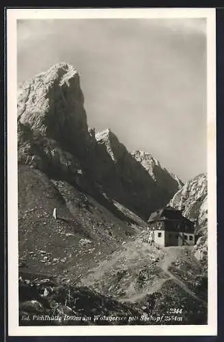 AK Ed. Pichlhütte, Wolayersee mit Seekopf