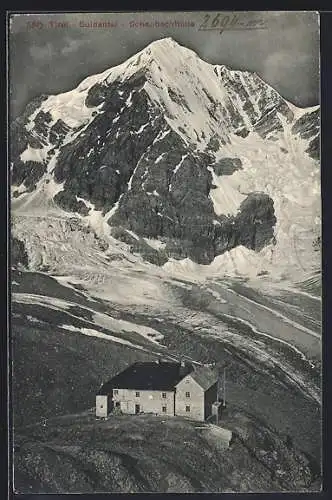 AK Schaubachhütte, Suldental, Partie mit Gletscher