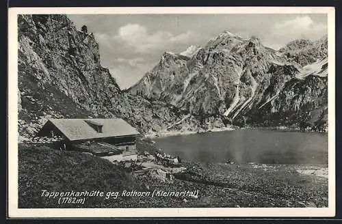 AK Tappenkarhütte, Panorama gegen das Rothorn