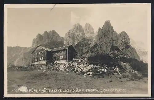 AK Hofpürgelhütte, Berghütte mit Umgebung