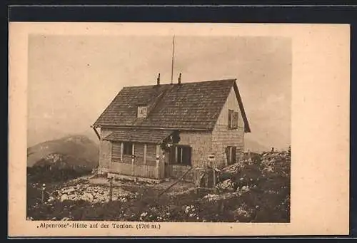 AK Alpenrose-Hütte, Tonion