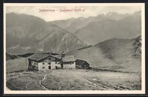 AK Racines, Gasthaus Jaufenhaus an der Jaufenstrasse