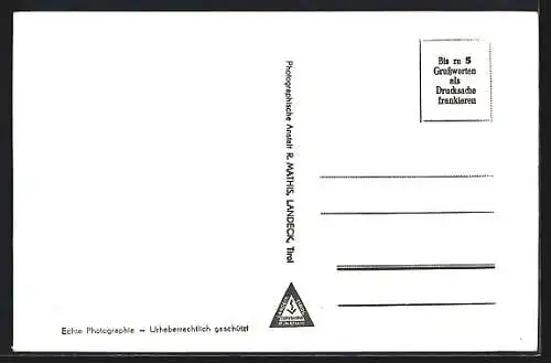 AK Gepatschhaus, Ansicht mit Ochenskopf u. Höhlenspitze