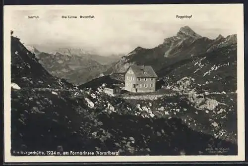 AK Freiburgerhütte, Berghütte am Formarinsee