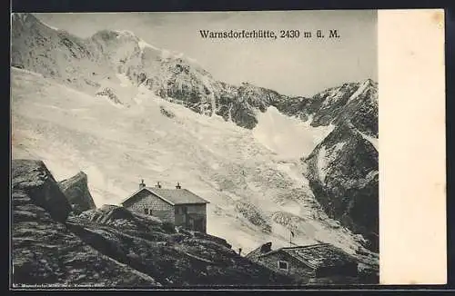 AK Warnsdorfer-Hütte, Gletscherpanorama