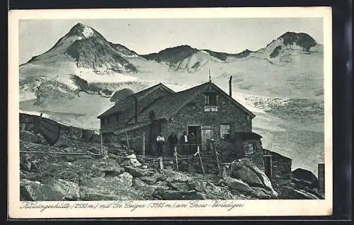 AK Kürsingerhütte, Motiv mit dem Gr. Geiger