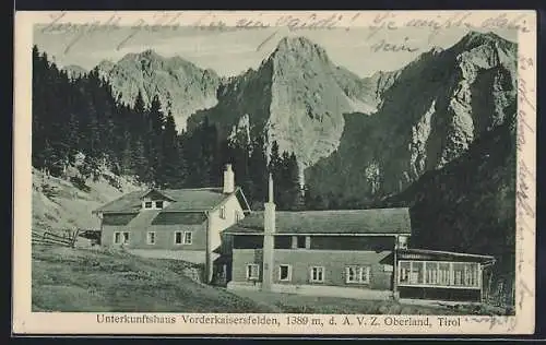 AK Vorderkaiserfelden, Berghütte in Tirol