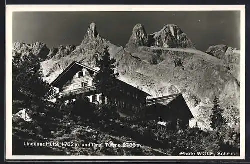 AK Lindauer Hütte, Berghütte und Drei Türme