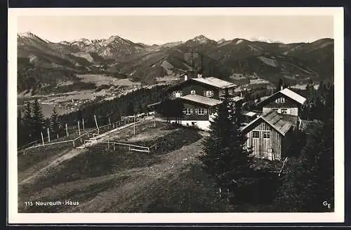 AK Neureuth-Haus, Berghütte und Umgebung