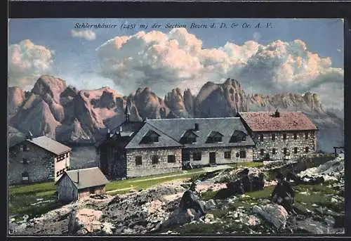 AK Schlernhäuser, Berghütten der Section Bozen d. D. & Oe. A. V.